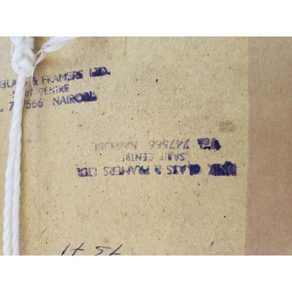 Framed Bamboo Straw Art - Picture 7 of 8